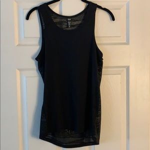 Victoria’s Secret Victoria Sport black mesh tank